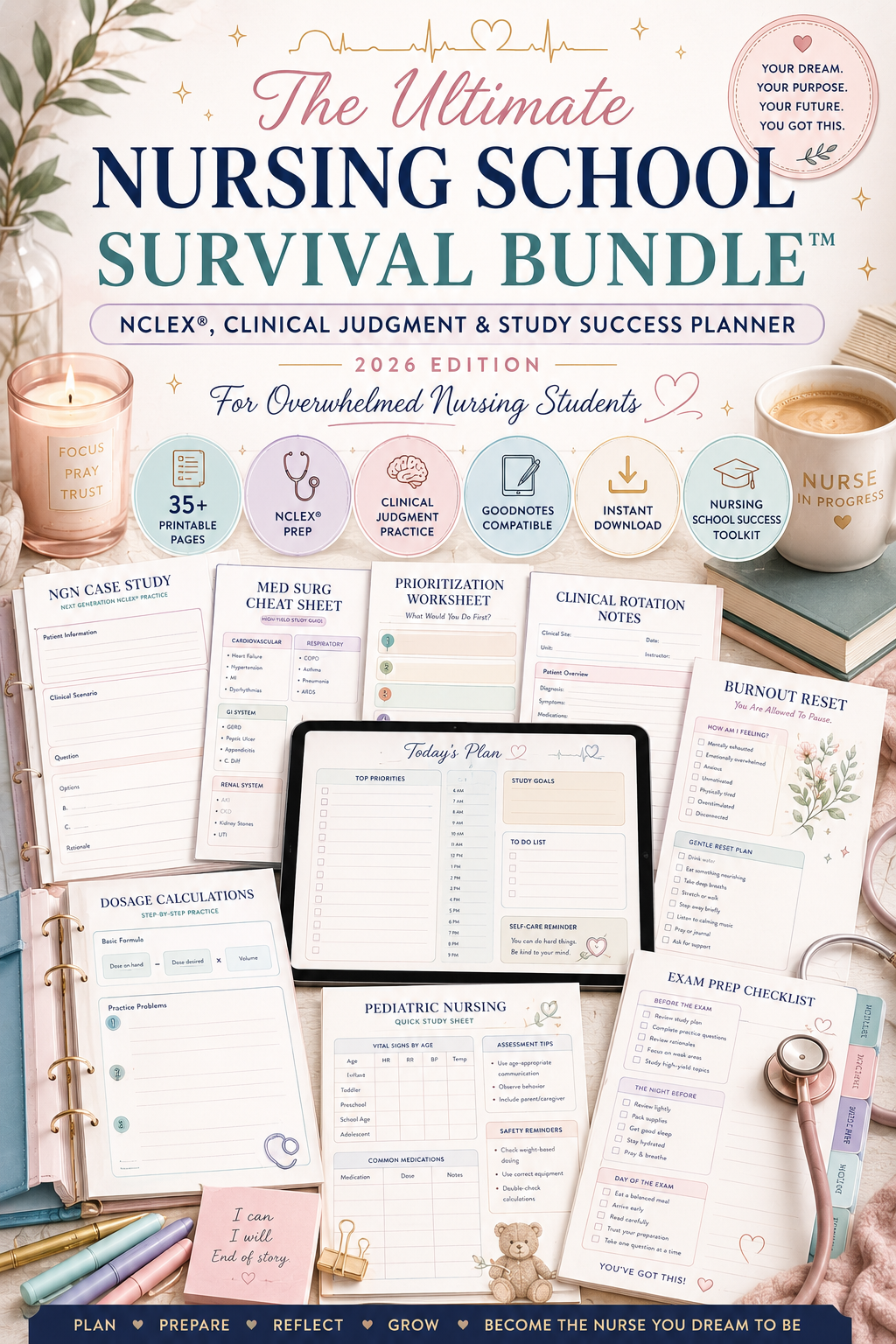 Clinical Judgment & NCLEX Study Bundle