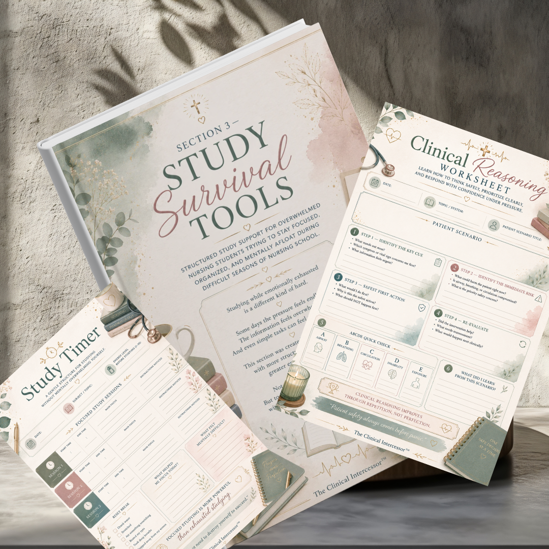 nursing student study survival tools
